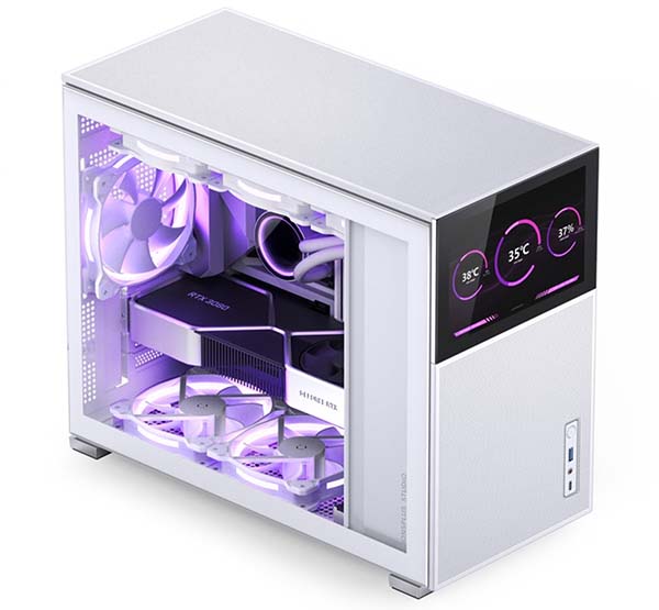 TNC Store Vỏ case Jonsbo D31 Mesh White